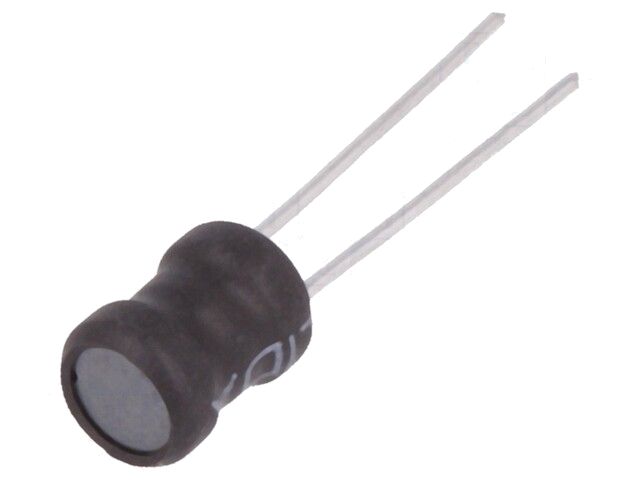 Smoorspoel: draadgewonden; THT; 10mH; 70mA; ±10%; Ø6,5x8,5mm Smoorspoel: draadgewonden; THT; 10mH; 70mA; ±10%; Ø6,5x8,5mm